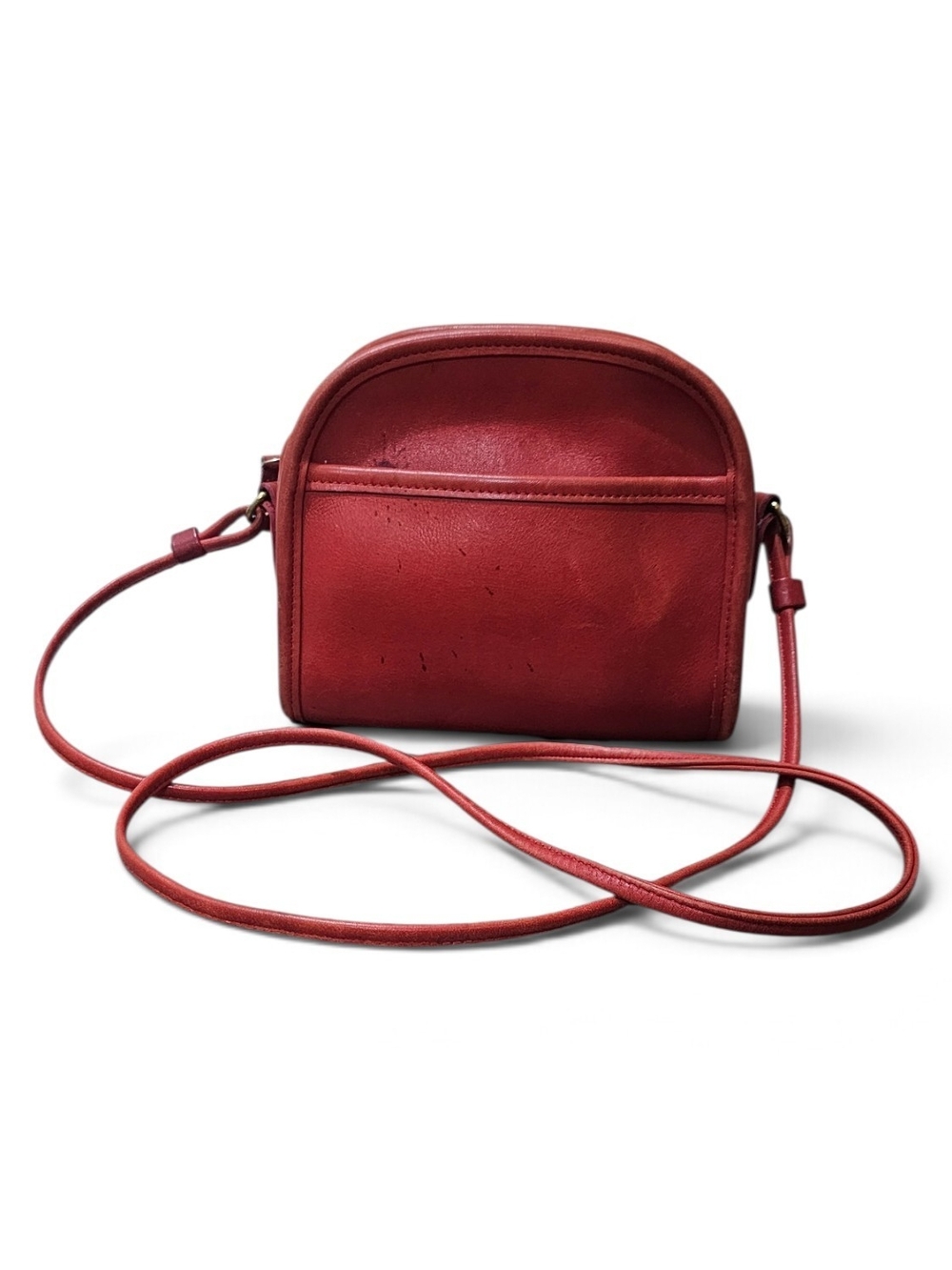 Caach Red Leather Crossbody Bag - Women's Everyday Bag